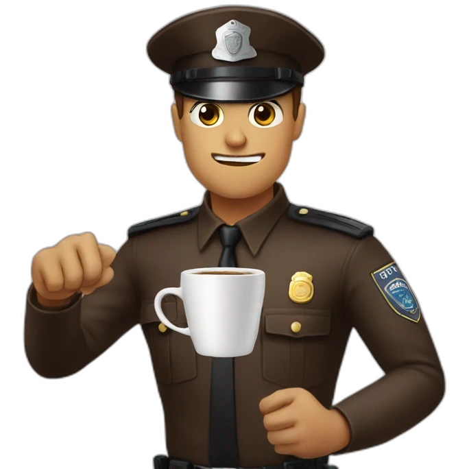coffee police emoji