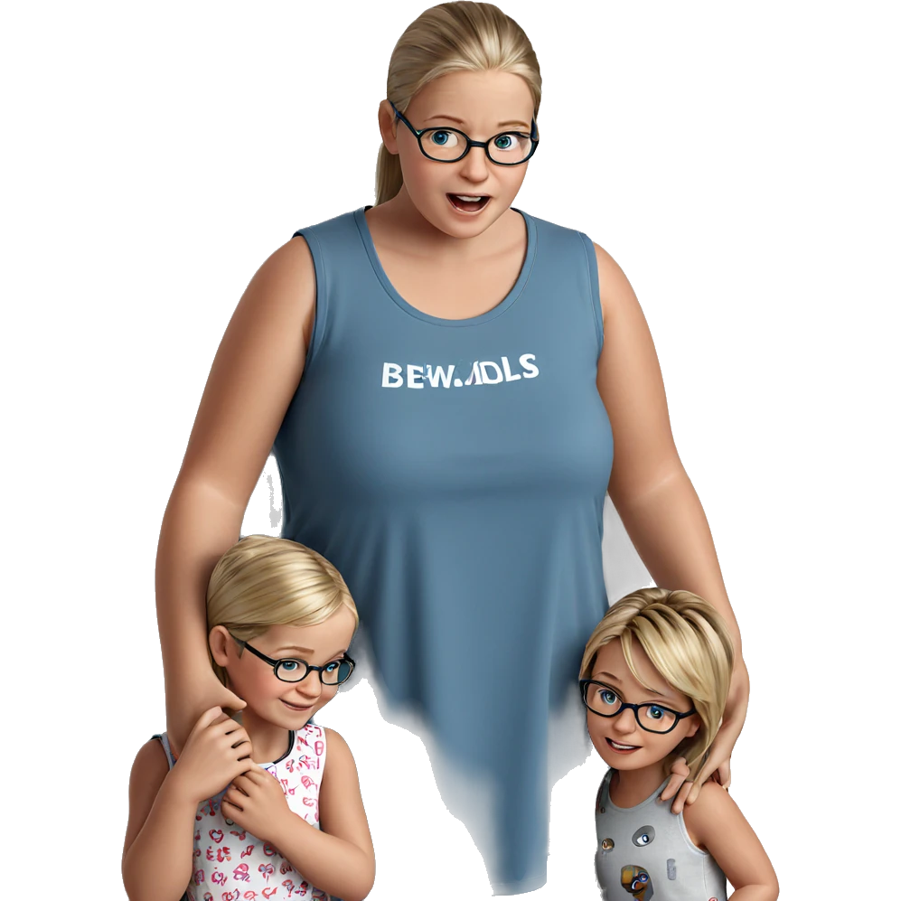 girl with boys and glasses emoji