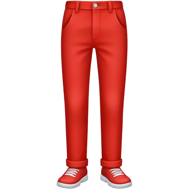 Red pants emoji