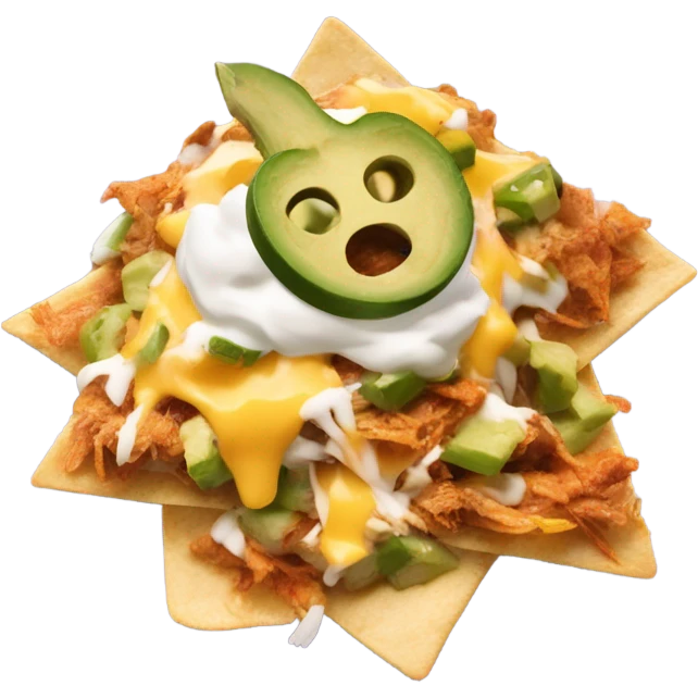 Nachos de pollo emoji