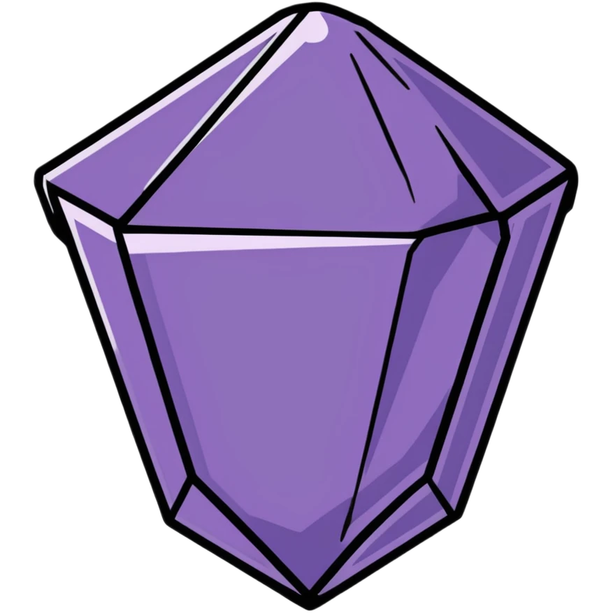 amethyst crystal gemstone emoji