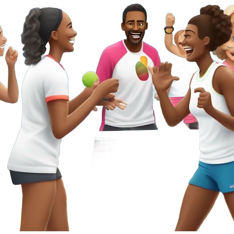Pickleball celebration!  emoji