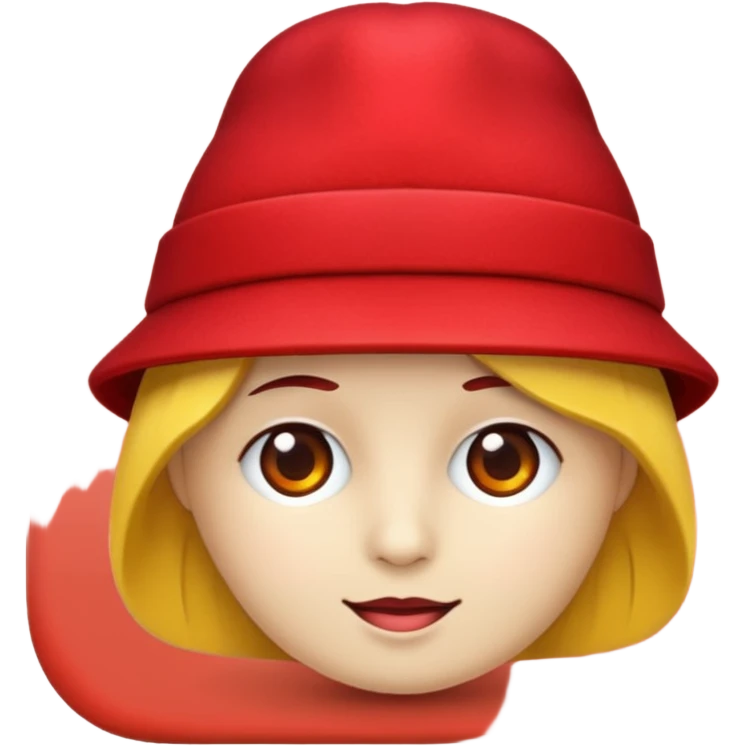  A only red hat emoji
