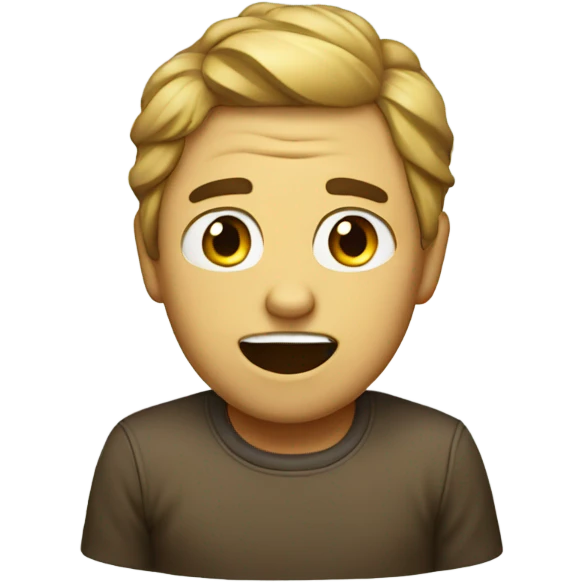 Llorar de emoción  emoji