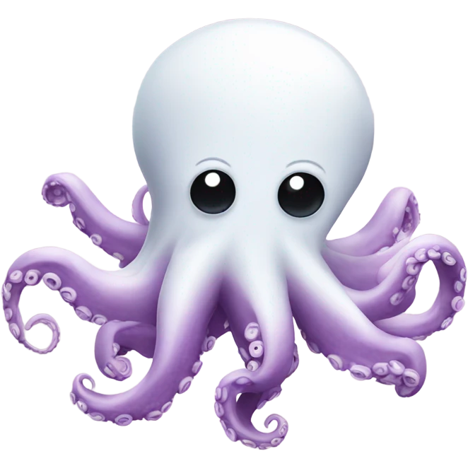 Octopus with lots of yogurt  emoji
