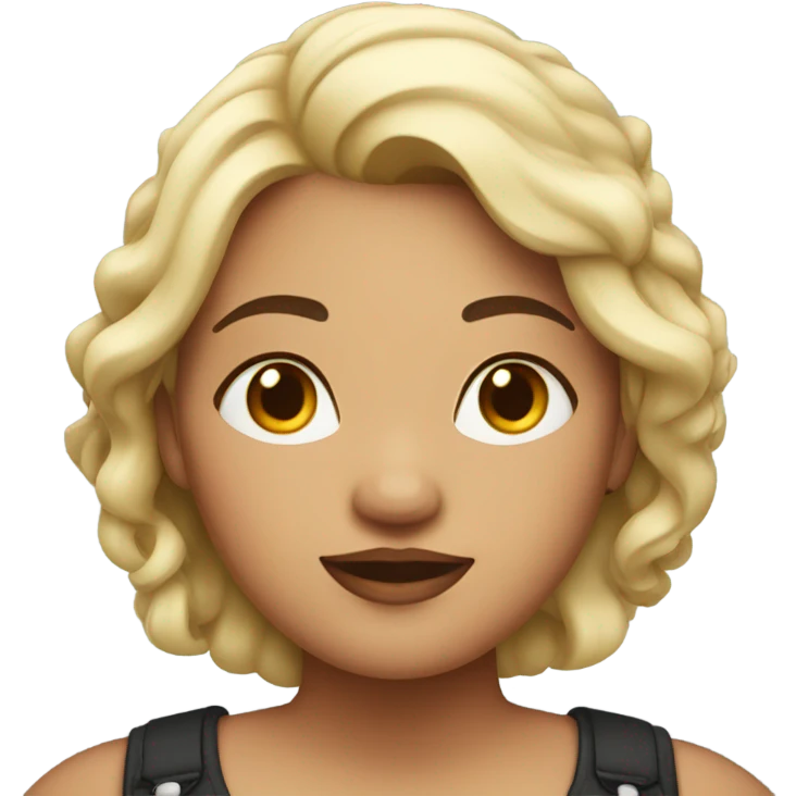Fat woman ￼ emoji