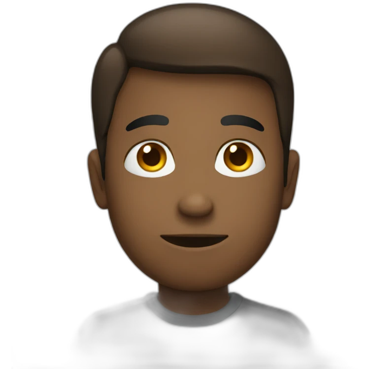 A shy person emoji