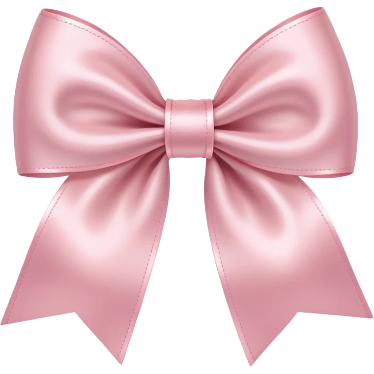 light pink bow emoji