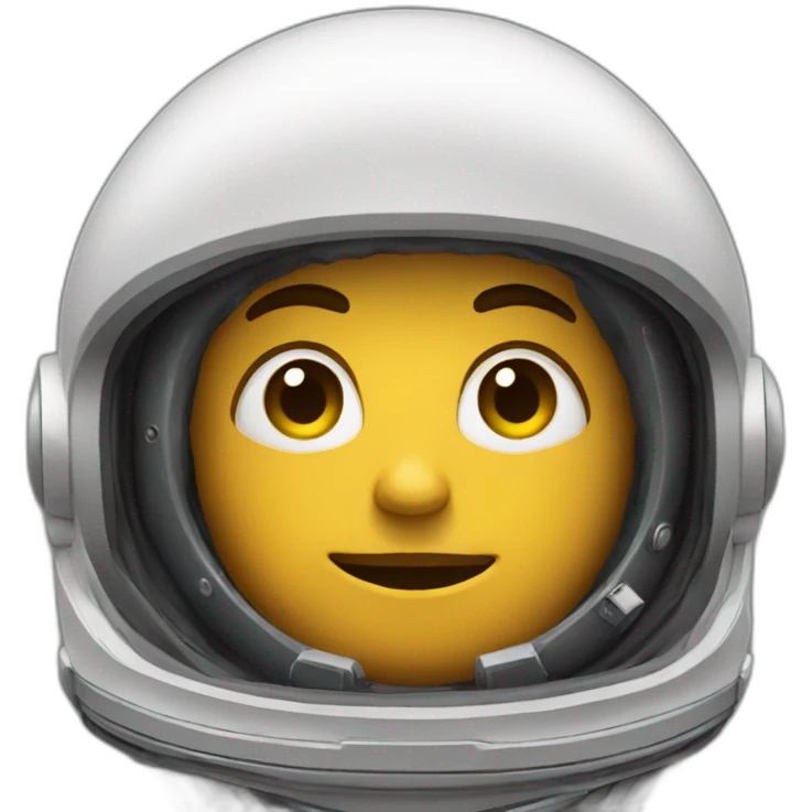 heavy astronaut emoji
