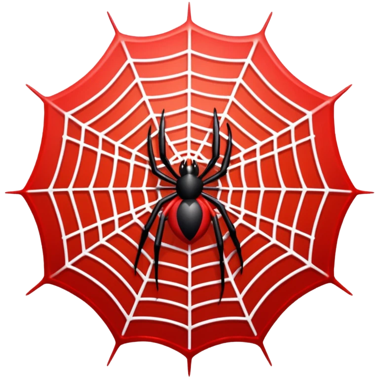 Red spider web  emoji