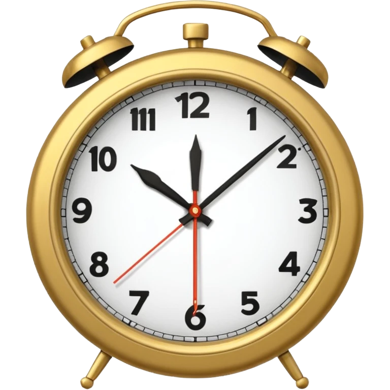 clock with the hands at 7 am emoji