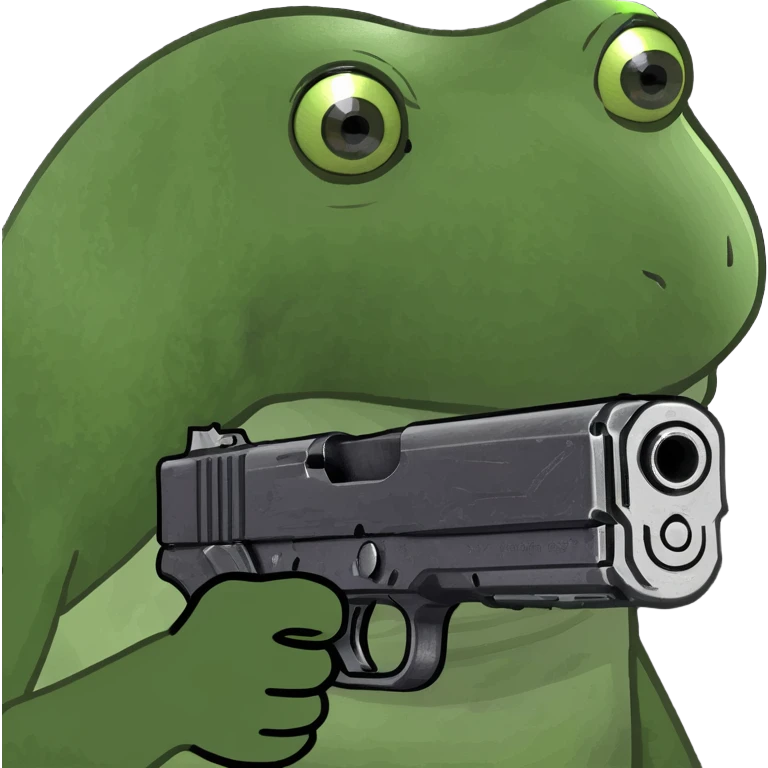 Black gun emoji