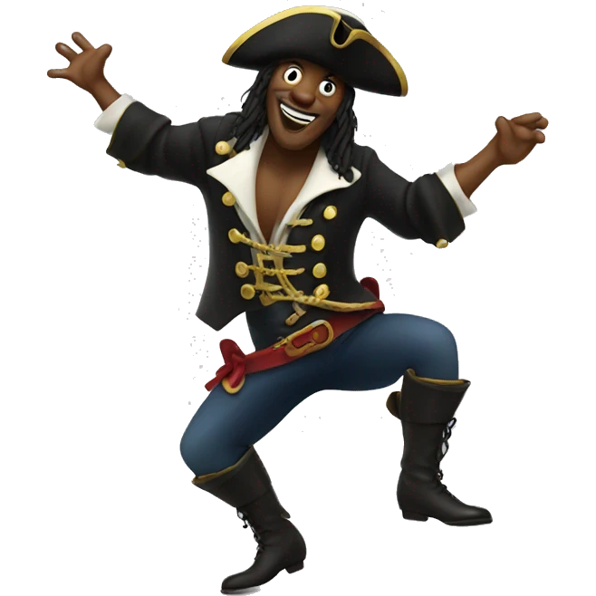 Tap Dancing pirate emoji