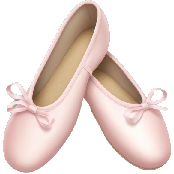 Pale pink ballet shoes emoji