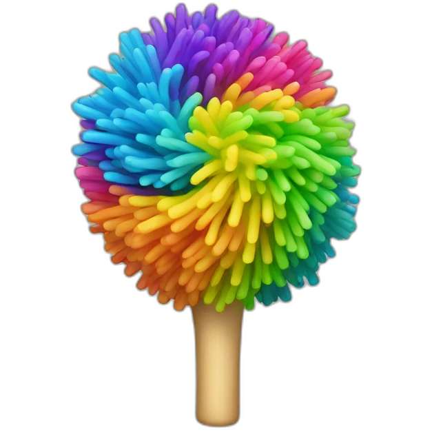 Rainbow koosh emoji