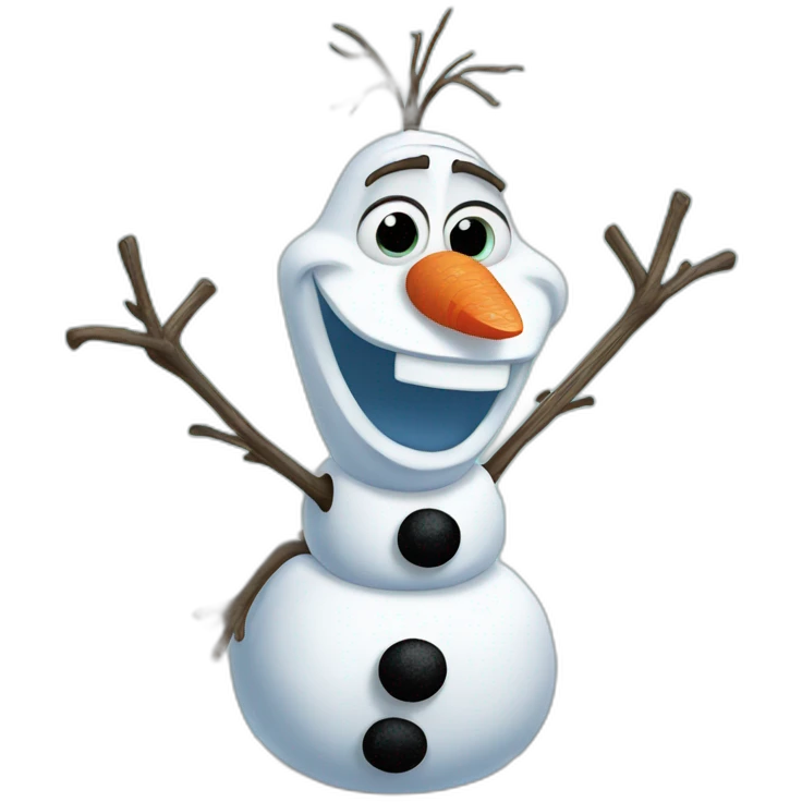 Disney Frozen Olaf emoji