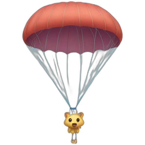 Parachute Animal emoji