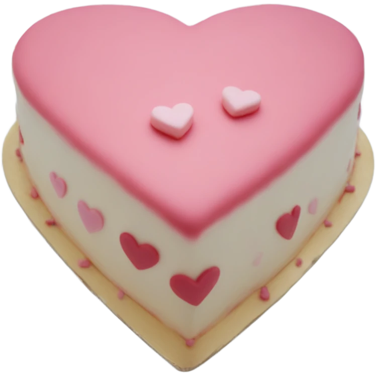 Heart cake emoji