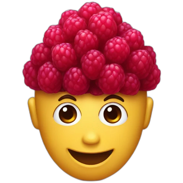 Emoji framboise  emoji