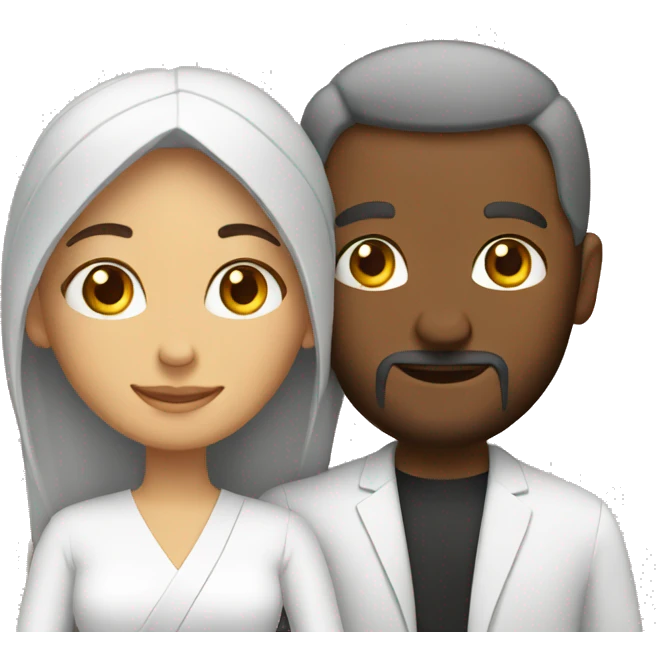 Interfaith couple emoji