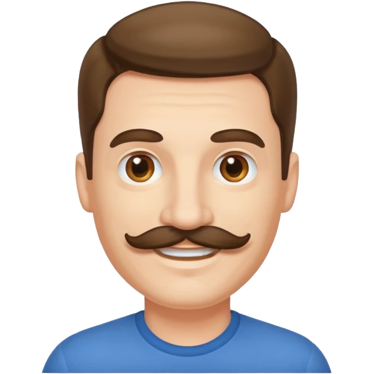 white man mustache emoji