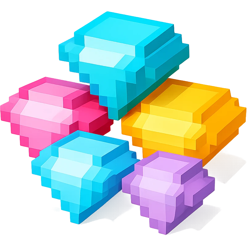 pile of diamonds emoji