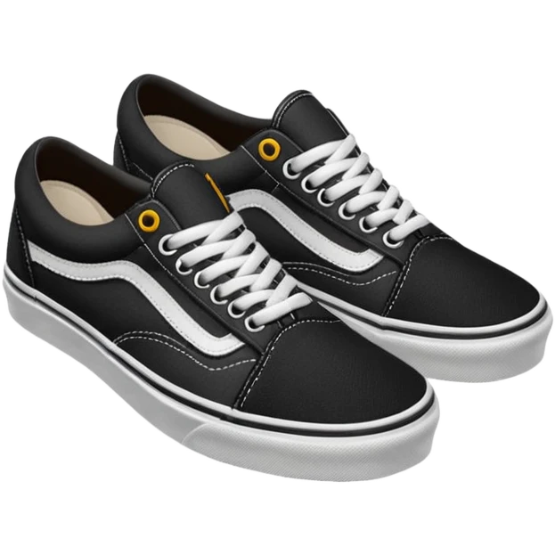 Vans shoes black emoji