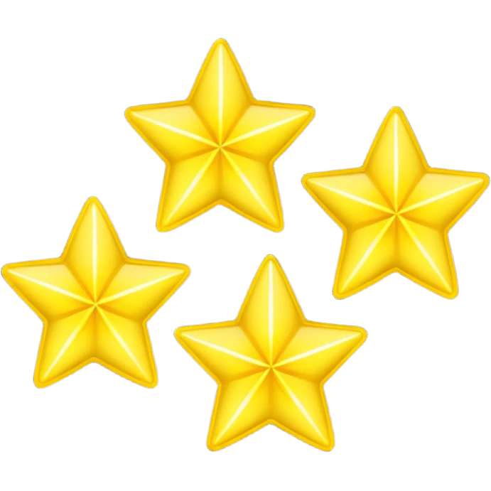 four stars in a vertival position emoji