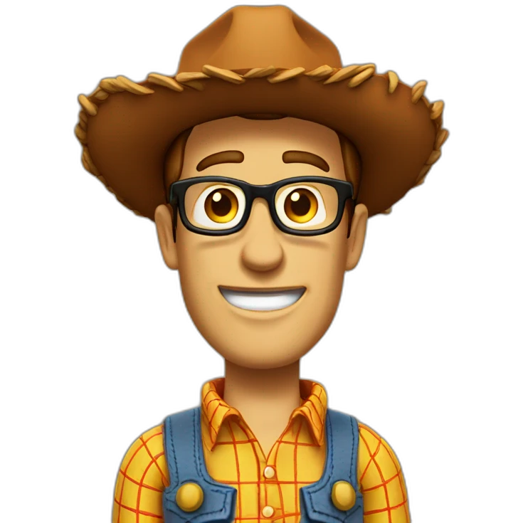 Woody dans toys stories emoji