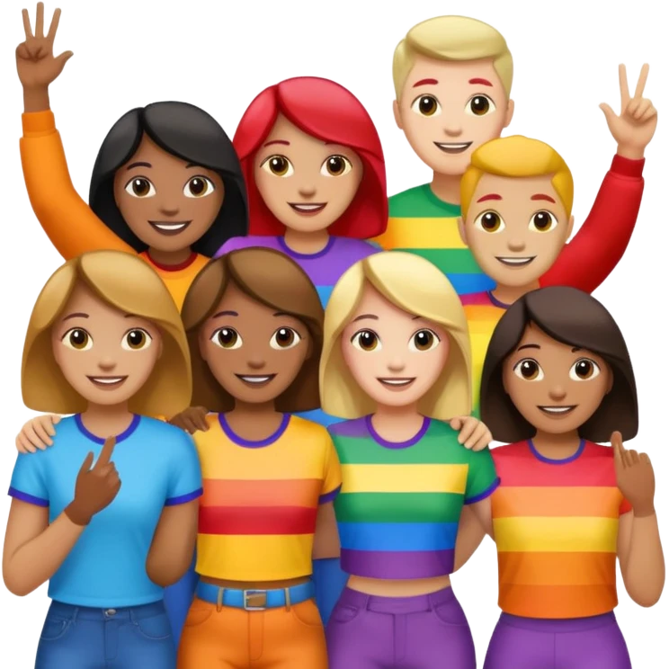 pride charcters emoji