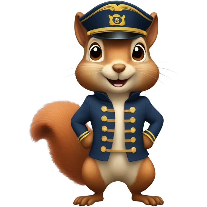 captain squirrel emoji
