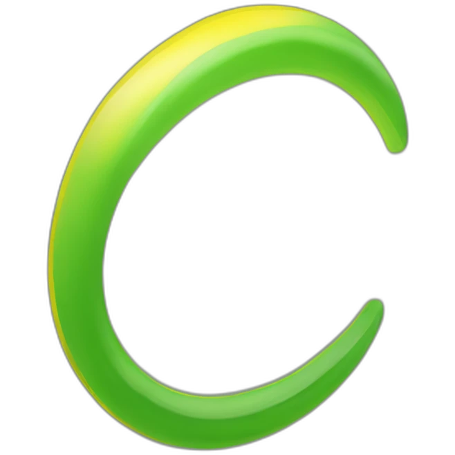 1/2 green 1/2 yellow circle emoji
