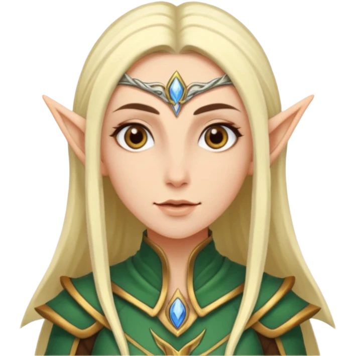 ESO female high elf emoji
