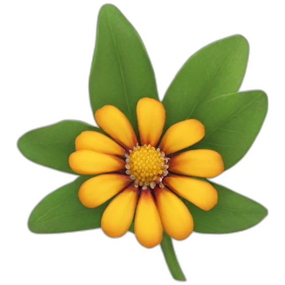 Cempasuchil flower emoji