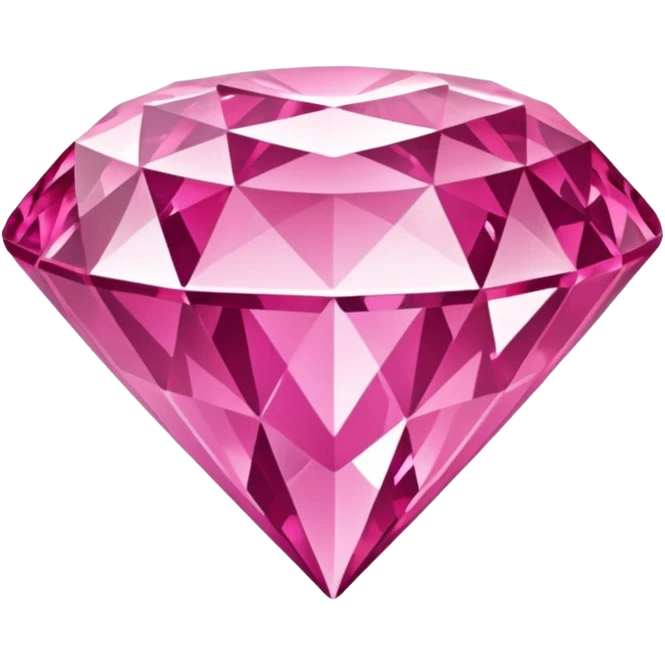 Pink glitter diamond emoji