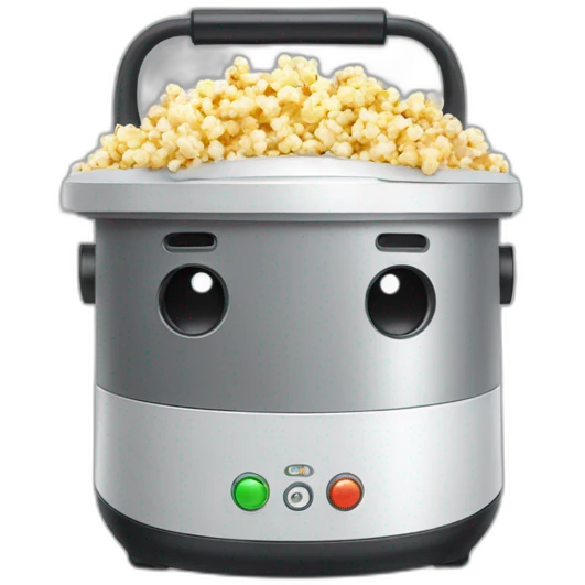 vacuum cleaner popcorn emoji