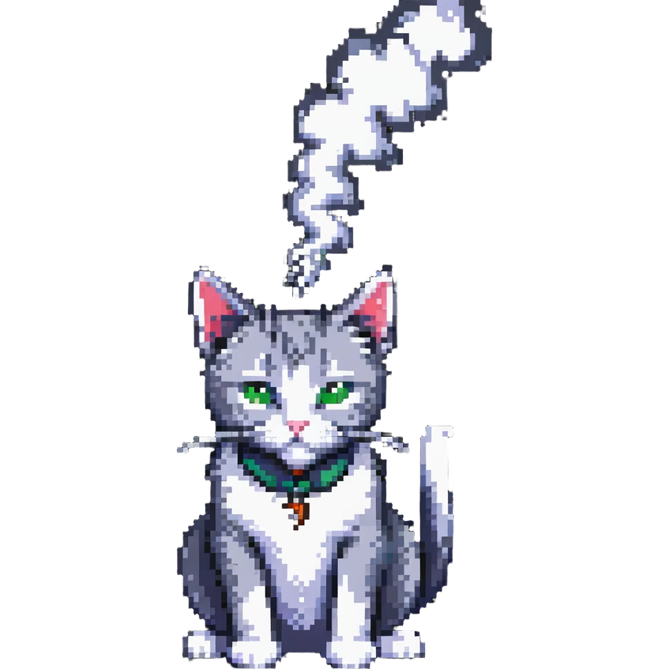 smoking cat emoji