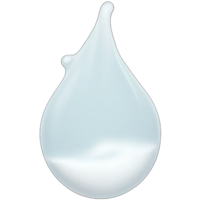 White liquid emoji