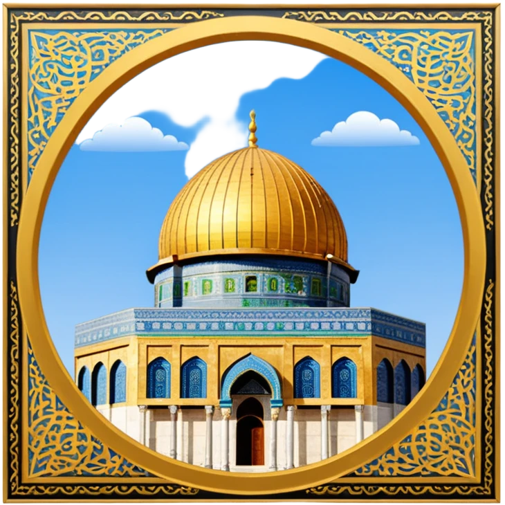 Dome of the rock, Palestine emoji
