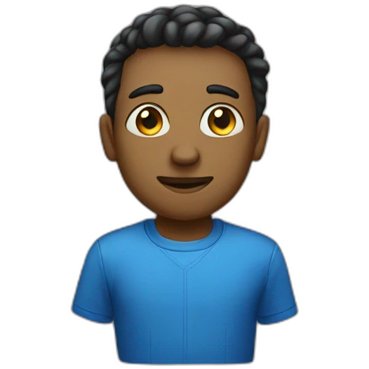 blue emoji
