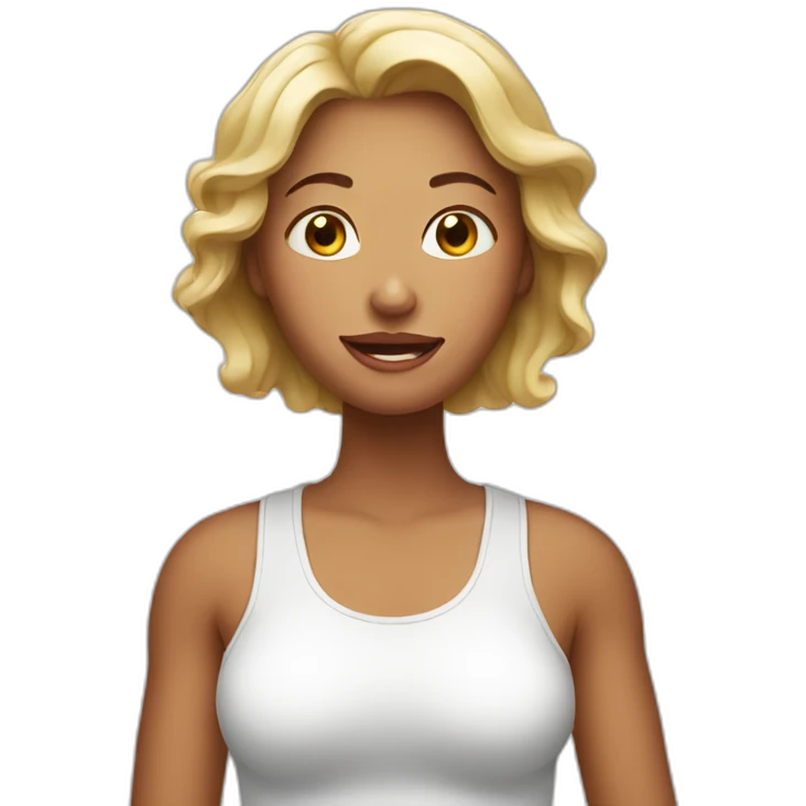 Woman given her milk emoji