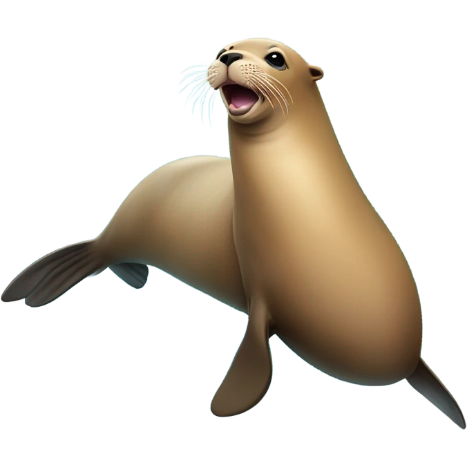 California sea lion emoji