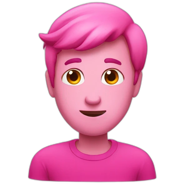 pink guy emoji