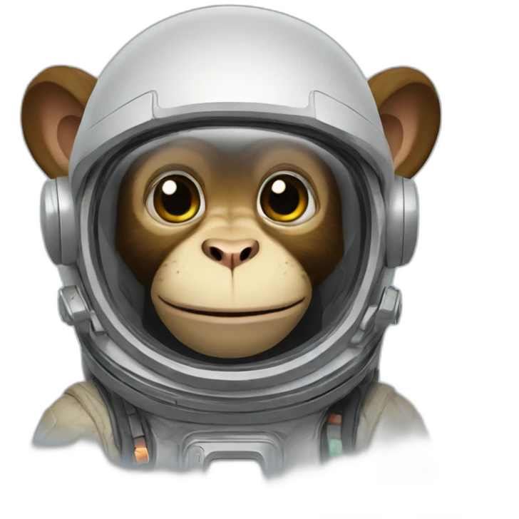 animated space monkey emoji