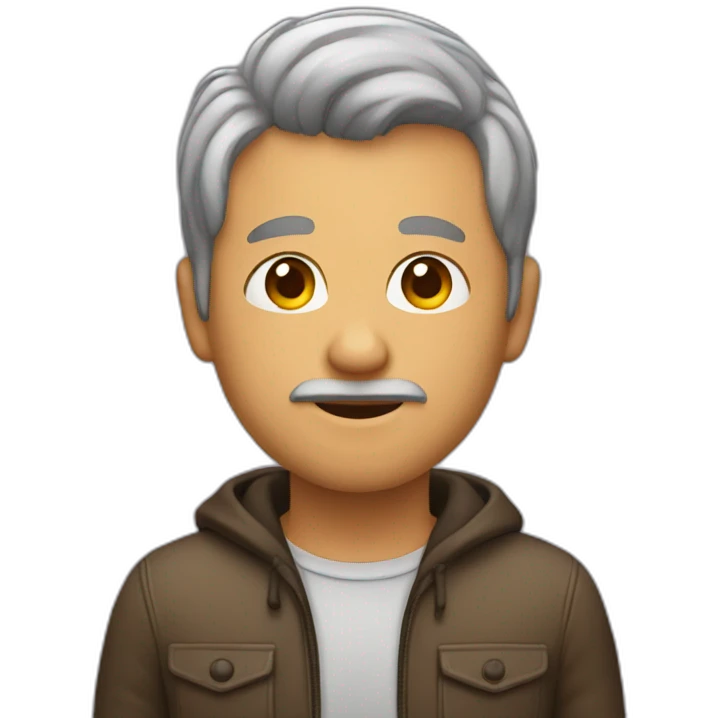 An incontinent man emoji