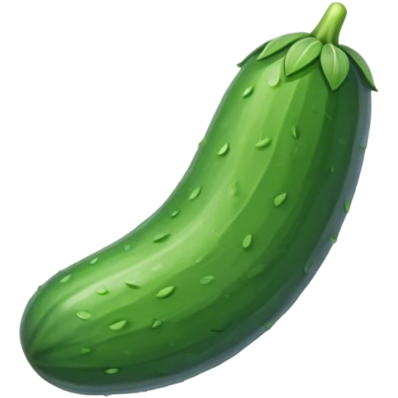 Rainbow cucumber  emoji