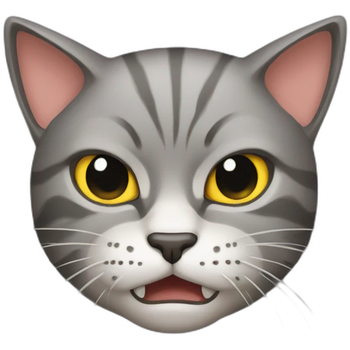 Angry kitty emoji