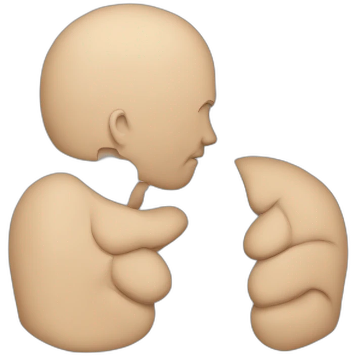 Homme de 43ans européen de forte corpulence emoji