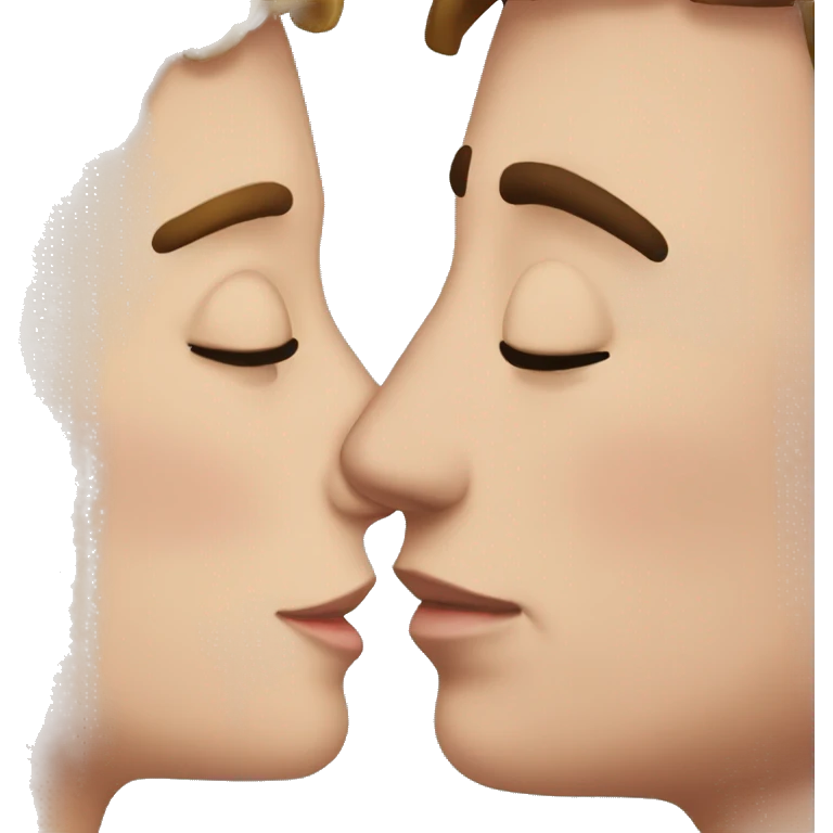 Forehead kiss emoji