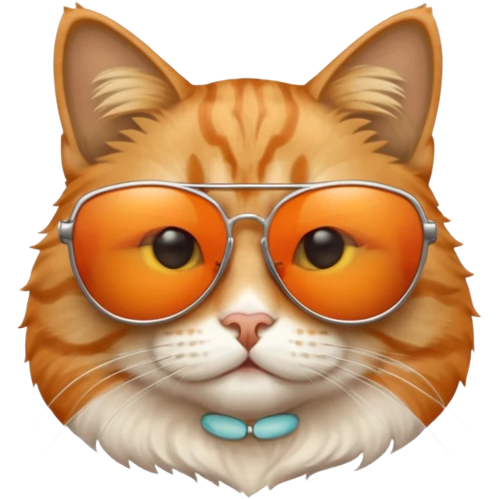 Cat wearing sunglasses emoji